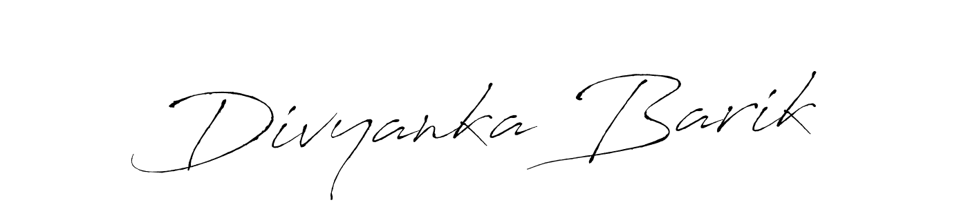 Also we have Divyanka Barik name is the best signature style. Create professional handwritten signature collection using Antro_Vectra autograph style. Divyanka Barik signature style 6 images and pictures png