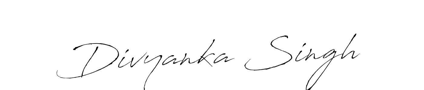 Divyanka Singh stylish signature style. Best Handwritten Sign (Antro_Vectra) for my name. Handwritten Signature Collection Ideas for my name Divyanka Singh. Divyanka Singh signature style 6 images and pictures png