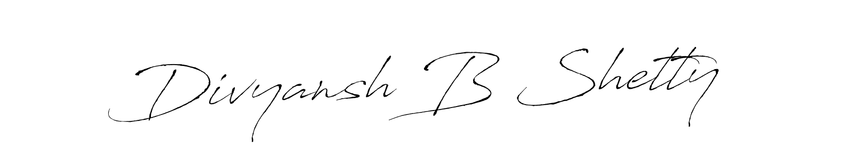 It looks lik you need a new signature style for name Divyansh B Shetty. Design unique handwritten (Antro_Vectra) signature with our free signature maker in just a few clicks. Divyansh B Shetty signature style 6 images and pictures png