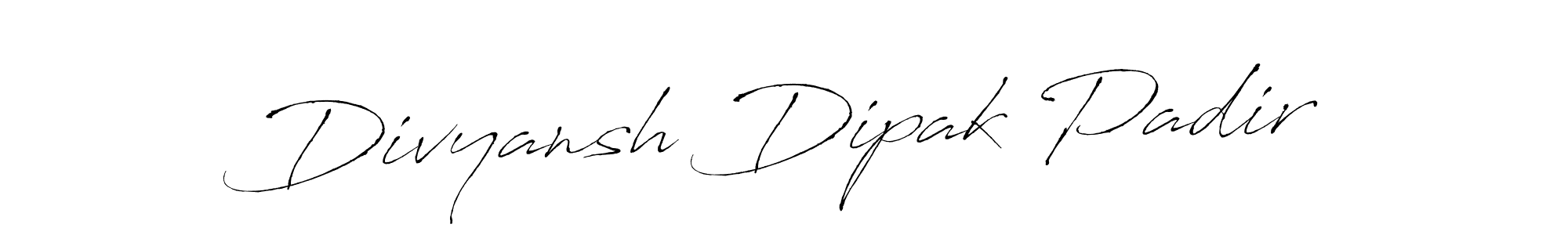 Once you've used our free online signature maker to create your best signature Antro_Vectra style, it's time to enjoy all of the benefits that Divyansh Dipak Padir name signing documents. Divyansh Dipak Padir signature style 6 images and pictures png