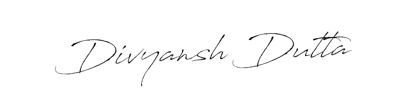 Make a beautiful signature design for name Divyansh Dutta. Use this online signature maker to create a handwritten signature for free. Divyansh Dutta signature style 6 images and pictures png