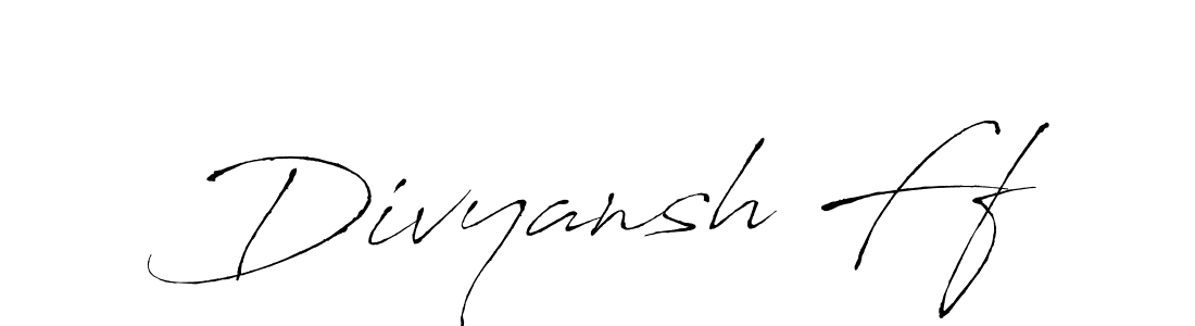 Also You can easily find your signature by using the search form. We will create Divyansh Ff name handwritten signature images for you free of cost using Antro_Vectra sign style. Divyansh Ff signature style 6 images and pictures png