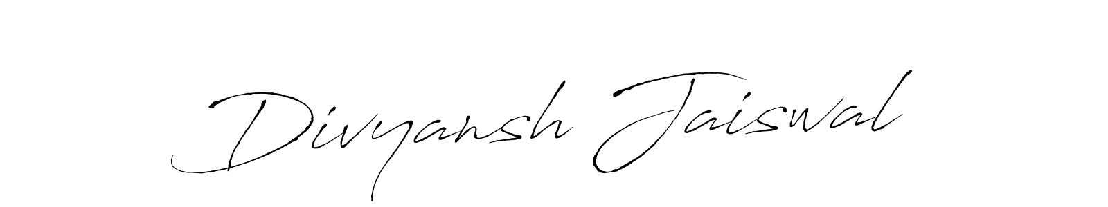 This is the best signature style for the Divyansh Jaiswal name. Also you like these signature font (Antro_Vectra). Mix name signature. Divyansh Jaiswal signature style 6 images and pictures png