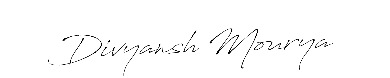 You should practise on your own different ways (Antro_Vectra) to write your name (Divyansh Mourya) in signature. don't let someone else do it for you. Divyansh Mourya signature style 6 images and pictures png