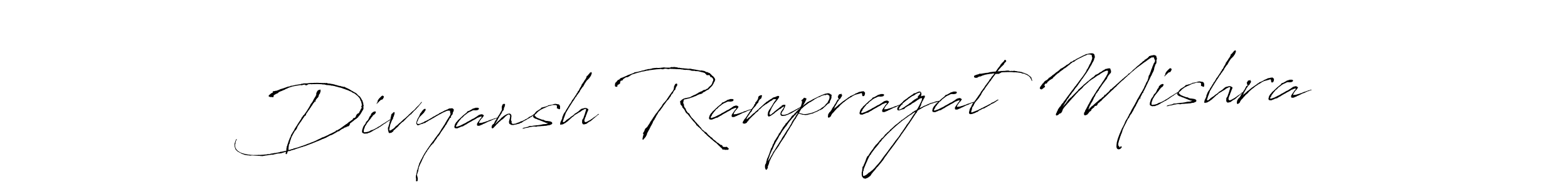 Make a beautiful signature design for name Divyansh Rampragat Mishra. With this signature (Antro_Vectra) style, you can create a handwritten signature for free. Divyansh Rampragat Mishra signature style 6 images and pictures png