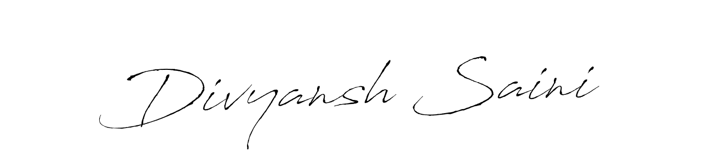 You should practise on your own different ways (Antro_Vectra) to write your name (Divyansh Saini) in signature. don't let someone else do it for you. Divyansh Saini signature style 6 images and pictures png