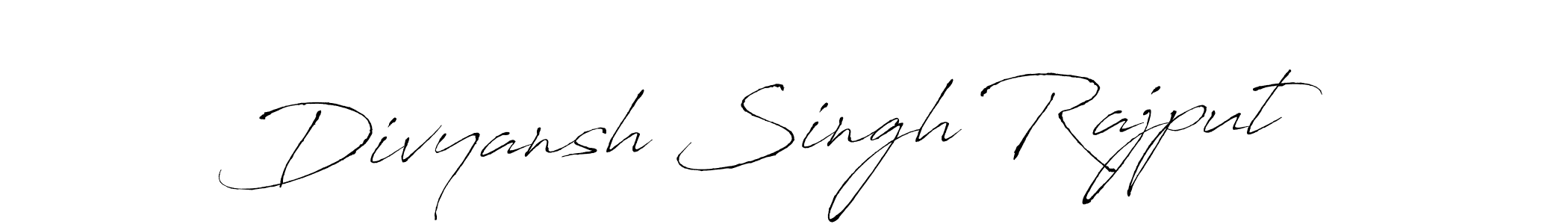 Similarly Antro_Vectra is the best handwritten signature design. Signature creator online .You can use it as an online autograph creator for name Divyansh Singh Rajput. Divyansh Singh Rajput signature style 6 images and pictures png
