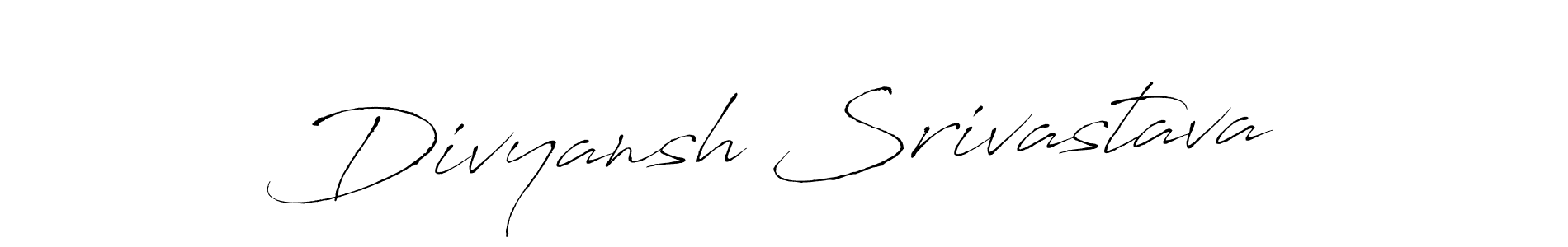 Make a short Divyansh Srivastava signature style. Manage your documents anywhere anytime using Antro_Vectra. Create and add eSignatures, submit forms, share and send files easily. Divyansh Srivastava signature style 6 images and pictures png