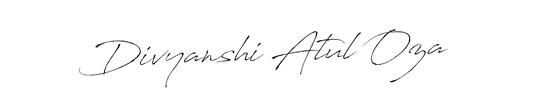 Make a beautiful signature design for name Divyanshi Atul Oza. Use this online signature maker to create a handwritten signature for free. Divyanshi Atul Oza signature style 6 images and pictures png