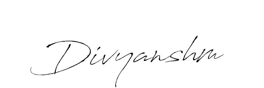 See photos of Divyanshm official signature by Spectra . Check more albums & portfolios. Read reviews & check more about Antro_Vectra font. Divyanshm signature style 6 images and pictures png