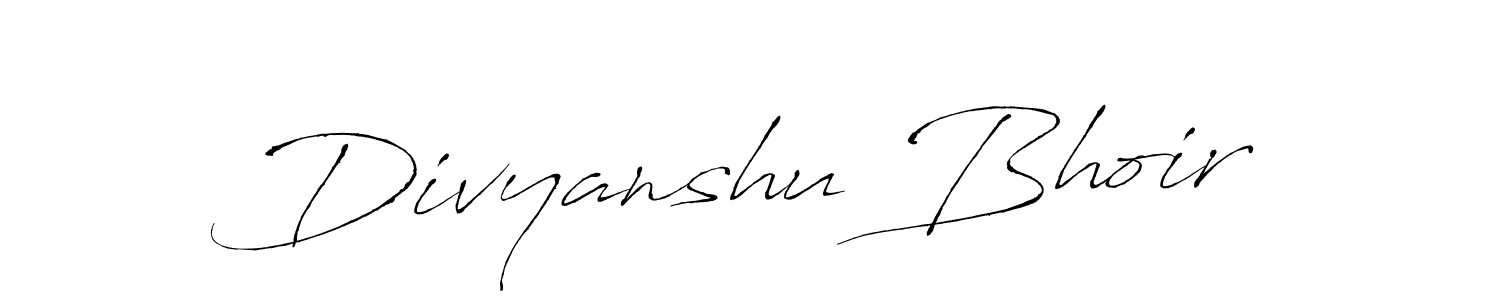 Use a signature maker to create a handwritten signature online. With this signature software, you can design (Antro_Vectra) your own signature for name Divyanshu Bhoir. Divyanshu Bhoir signature style 6 images and pictures png