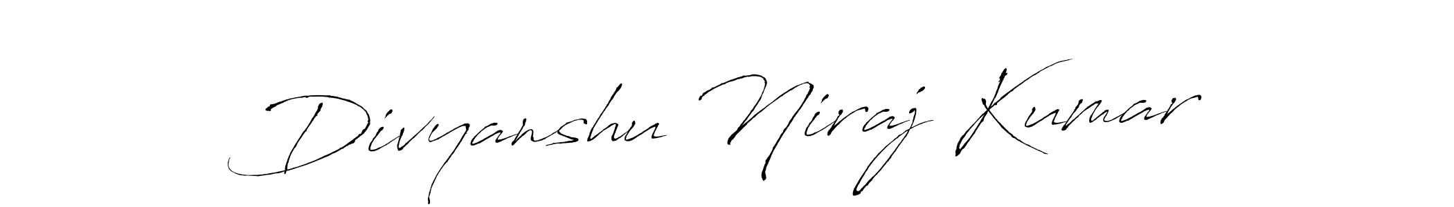 See photos of Divyanshu Niraj Kumar official signature by Spectra . Check more albums & portfolios. Read reviews & check more about Antro_Vectra font. Divyanshu Niraj Kumar signature style 6 images and pictures png