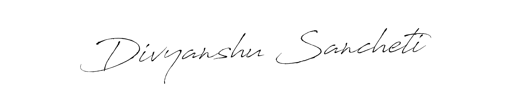 You can use this online signature creator to create a handwritten signature for the name Divyanshu Sancheti. This is the best online autograph maker. Divyanshu Sancheti signature style 6 images and pictures png