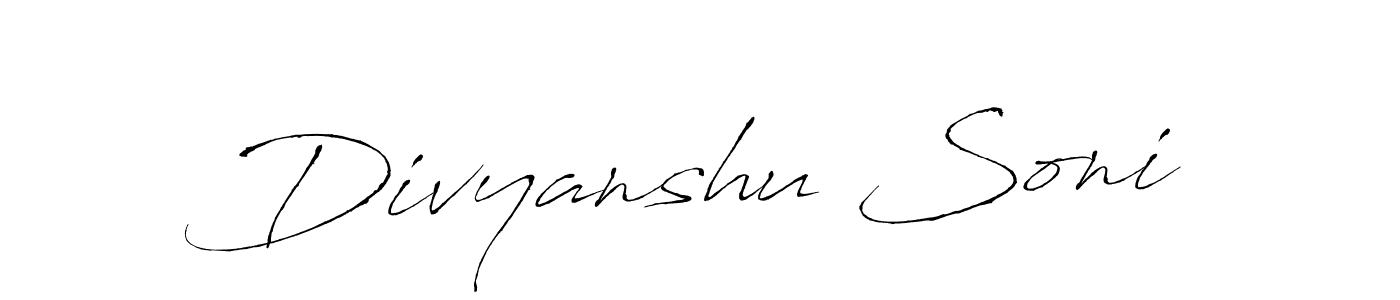 It looks lik you need a new signature style for name Divyanshu Soni. Design unique handwritten (Antro_Vectra) signature with our free signature maker in just a few clicks. Divyanshu Soni signature style 6 images and pictures png