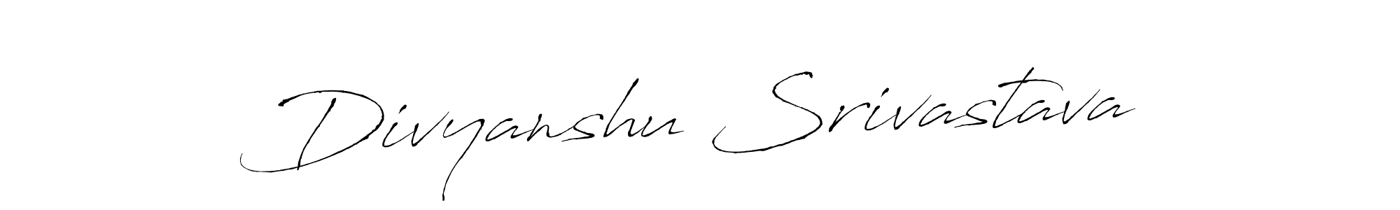 You should practise on your own different ways (Antro_Vectra) to write your name (Divyanshu Srivastava) in signature. don't let someone else do it for you. Divyanshu Srivastava signature style 6 images and pictures png
