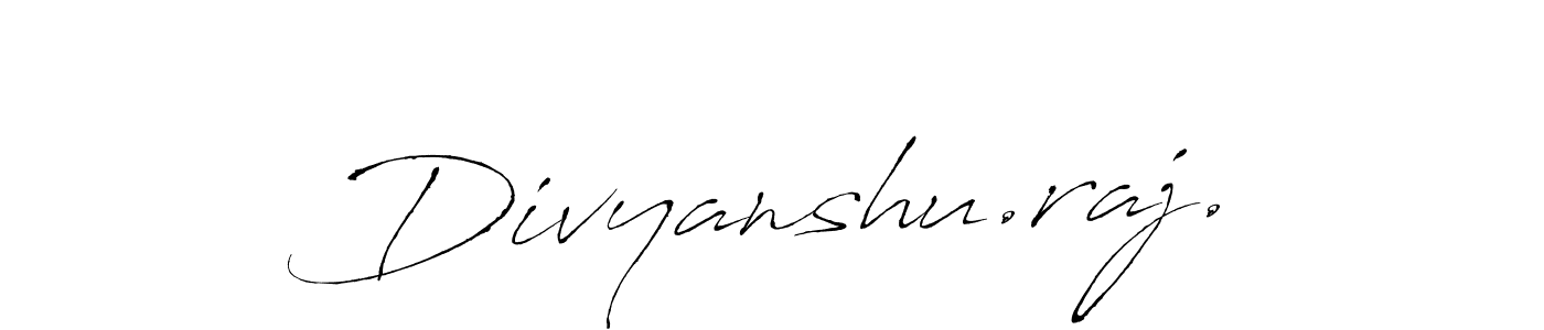 Divyanshu.raj. stylish signature style. Best Handwritten Sign (Antro_Vectra) for my name. Handwritten Signature Collection Ideas for my name Divyanshu.raj.. Divyanshu.raj. signature style 6 images and pictures png