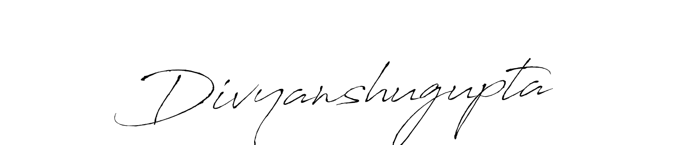 Use a signature maker to create a handwritten signature online. With this signature software, you can design (Antro_Vectra) your own signature for name Divyanshugupta. Divyanshugupta signature style 6 images and pictures png