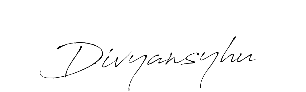 Also You can easily find your signature by using the search form. We will create Divyansyhu name handwritten signature images for you free of cost using Antro_Vectra sign style. Divyansyhu signature style 6 images and pictures png