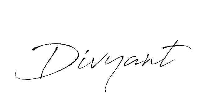 Also You can easily find your signature by using the search form. We will create Divyant name handwritten signature images for you free of cost using Antro_Vectra sign style. Divyant signature style 6 images and pictures png