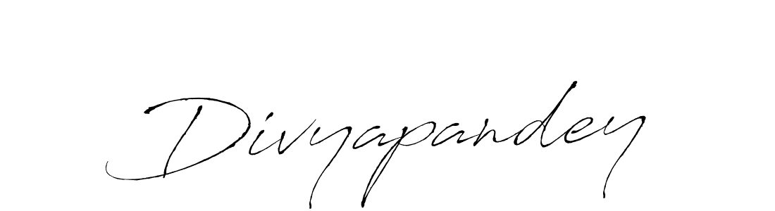 Make a beautiful signature design for name Divyapandey. With this signature (Antro_Vectra) style, you can create a handwritten signature for free. Divyapandey signature style 6 images and pictures png