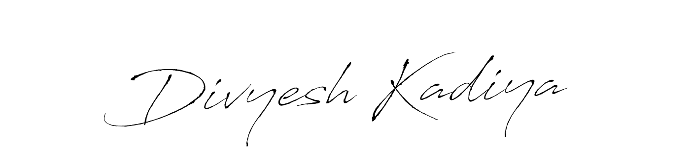 It looks lik you need a new signature style for name Divyesh Kadiya. Design unique handwritten (Antro_Vectra) signature with our free signature maker in just a few clicks. Divyesh Kadiya signature style 6 images and pictures png