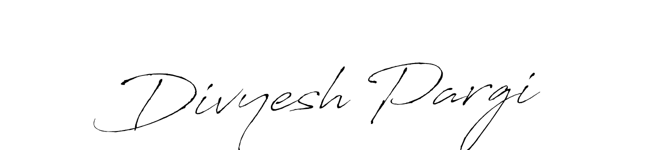 Also You can easily find your signature by using the search form. We will create Divyesh Pargi name handwritten signature images for you free of cost using Antro_Vectra sign style. Divyesh Pargi signature style 6 images and pictures png