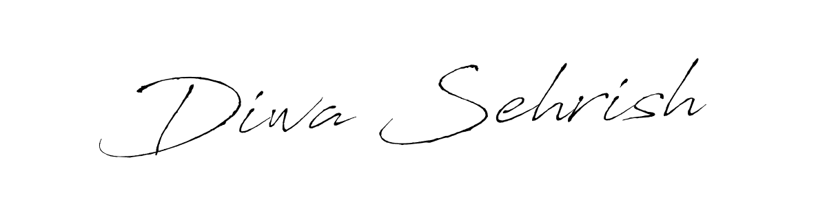 Use a signature maker to create a handwritten signature online. With this signature software, you can design (Antro_Vectra) your own signature for name Diwa Sehrish. Diwa Sehrish signature style 6 images and pictures png