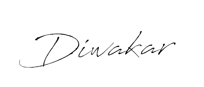 Diwakar stylish signature style. Best Handwritten Sign (Antro_Vectra) for my name. Handwritten Signature Collection Ideas for my name Diwakar. Diwakar signature style 6 images and pictures png