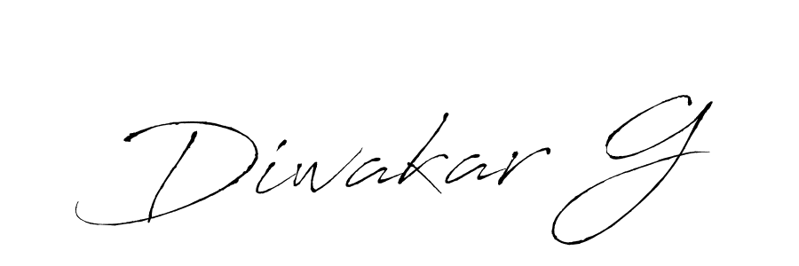 Create a beautiful signature design for name Diwakar G. With this signature (Antro_Vectra) fonts, you can make a handwritten signature for free. Diwakar G signature style 6 images and pictures png