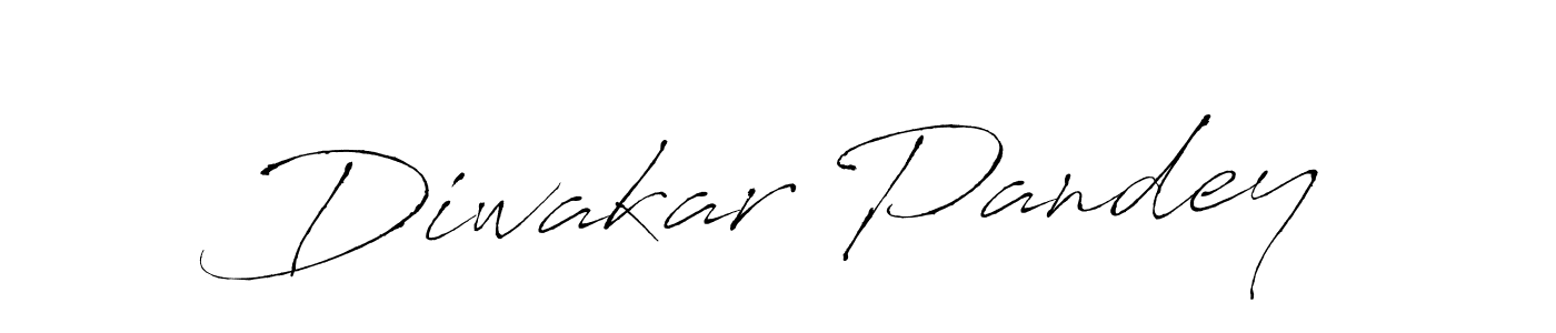 Make a beautiful signature design for name Diwakar Pandey. With this signature (Antro_Vectra) style, you can create a handwritten signature for free. Diwakar Pandey signature style 6 images and pictures png