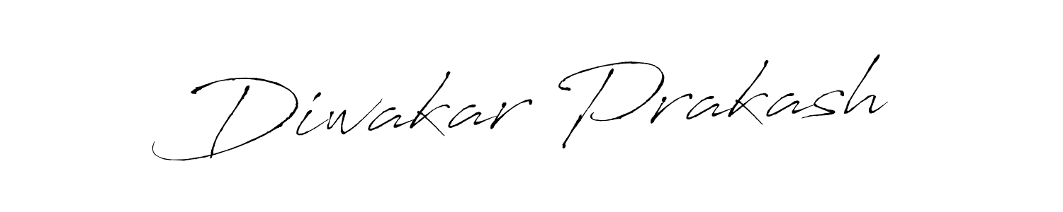 Diwakar Prakash stylish signature style. Best Handwritten Sign (Antro_Vectra) for my name. Handwritten Signature Collection Ideas for my name Diwakar Prakash. Diwakar Prakash signature style 6 images and pictures png