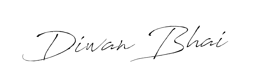 Design your own signature with our free online signature maker. With this signature software, you can create a handwritten (Antro_Vectra) signature for name Diwan Bhai. Diwan Bhai signature style 6 images and pictures png