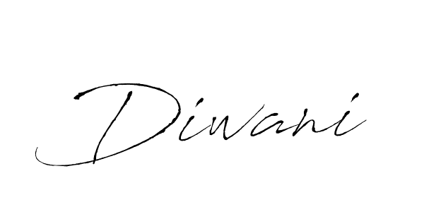 Make a beautiful signature design for name Diwani. With this signature (Antro_Vectra) style, you can create a handwritten signature for free. Diwani signature style 6 images and pictures png