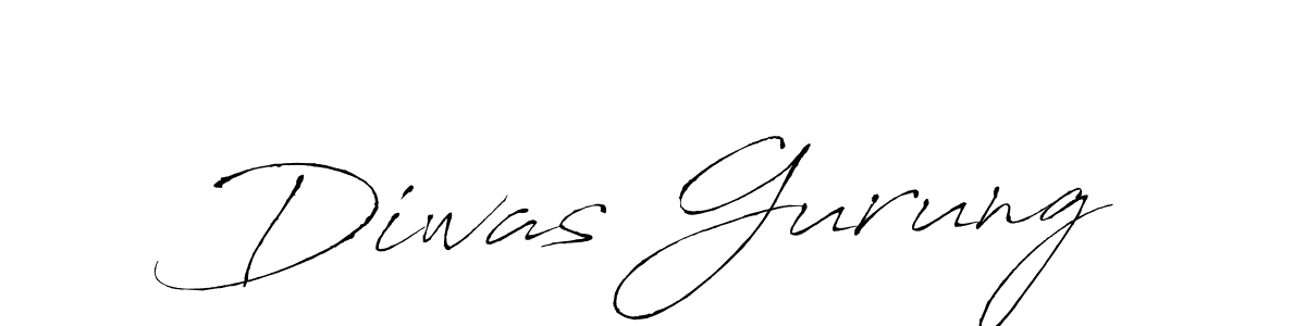 Create a beautiful signature design for name Diwas Gurung. With this signature (Antro_Vectra) fonts, you can make a handwritten signature for free. Diwas Gurung signature style 6 images and pictures png