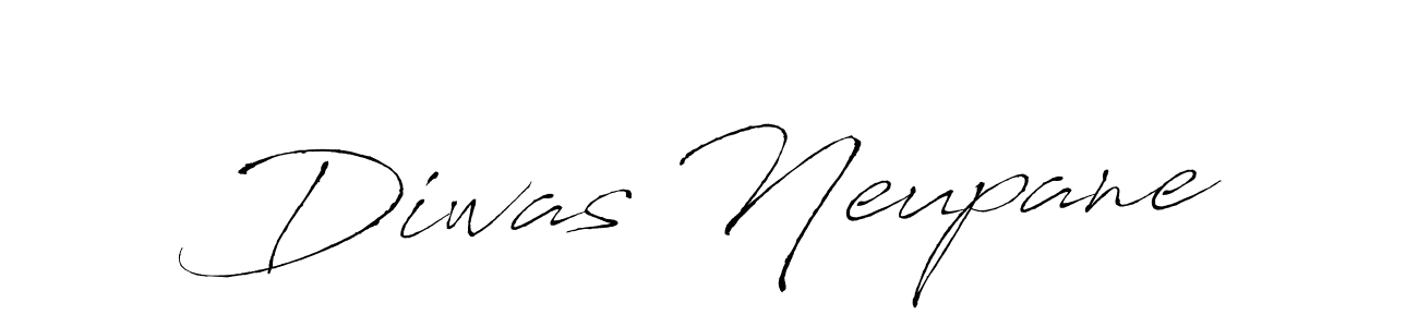 Antro_Vectra is a professional signature style that is perfect for those who want to add a touch of class to their signature. It is also a great choice for those who want to make their signature more unique. Get Diwas Neupane name to fancy signature for free. Diwas Neupane signature style 6 images and pictures png