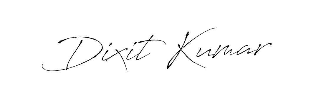 Dixit Kumar stylish signature style. Best Handwritten Sign (Antro_Vectra) for my name. Handwritten Signature Collection Ideas for my name Dixit Kumar. Dixit Kumar signature style 6 images and pictures png