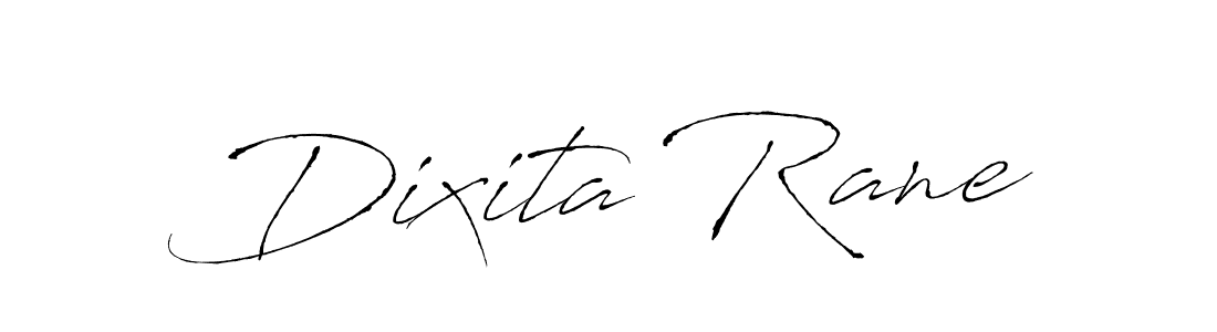 Dixita Rane stylish signature style. Best Handwritten Sign (Antro_Vectra) for my name. Handwritten Signature Collection Ideas for my name Dixita Rane. Dixita Rane signature style 6 images and pictures png