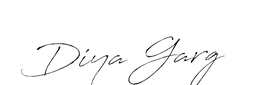 Create a beautiful signature design for name Diya Garg. With this signature (Antro_Vectra) fonts, you can make a handwritten signature for free. Diya Garg signature style 6 images and pictures png