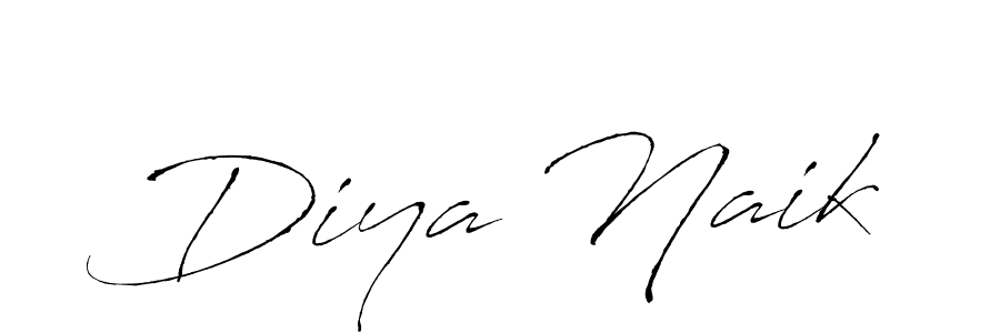 You should practise on your own different ways (Antro_Vectra) to write your name (Diya Naik) in signature. don't let someone else do it for you. Diya Naik signature style 6 images and pictures png