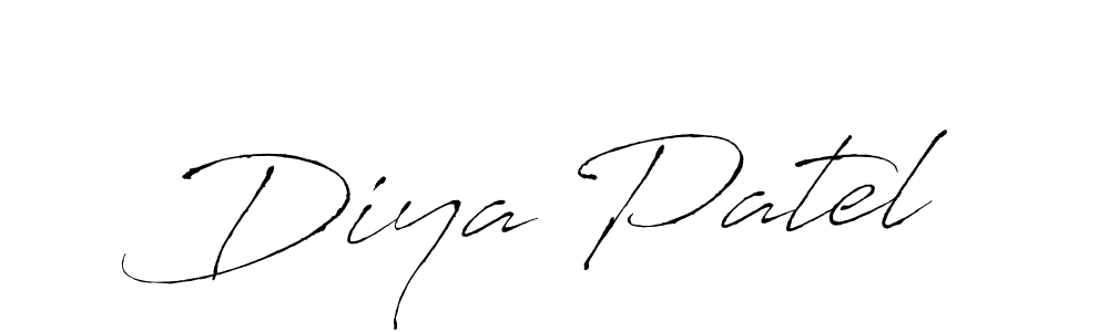 Also we have Diya Patel name is the best signature style. Create professional handwritten signature collection using Antro_Vectra autograph style. Diya Patel signature style 6 images and pictures png