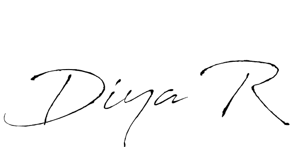 Similarly Antro_Vectra is the best handwritten signature design. Signature creator online .You can use it as an online autograph creator for name Diya R. Diya R signature style 6 images and pictures png