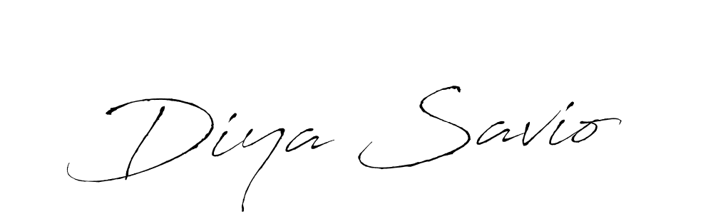 You can use this online signature creator to create a handwritten signature for the name Diya Savio. This is the best online autograph maker. Diya Savio signature style 6 images and pictures png