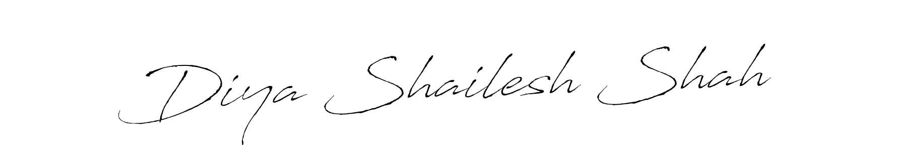 You should practise on your own different ways (Antro_Vectra) to write your name (Diya Shailesh Shah) in signature. don't let someone else do it for you. Diya Shailesh Shah signature style 6 images and pictures png