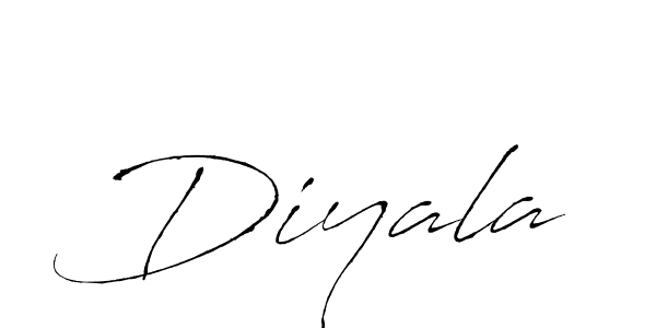 How to make Diyala name signature. Use Antro_Vectra style for creating short signs online. This is the latest handwritten sign. Diyala signature style 6 images and pictures png