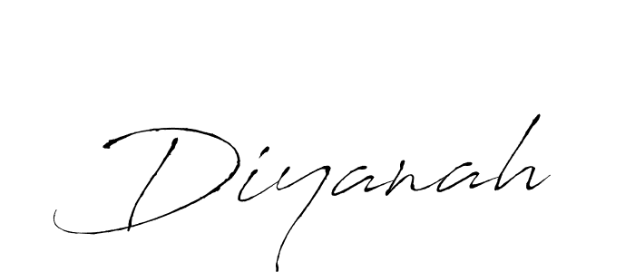 Antro_Vectra is a professional signature style that is perfect for those who want to add a touch of class to their signature. It is also a great choice for those who want to make their signature more unique. Get Diyanah name to fancy signature for free. Diyanah signature style 6 images and pictures png