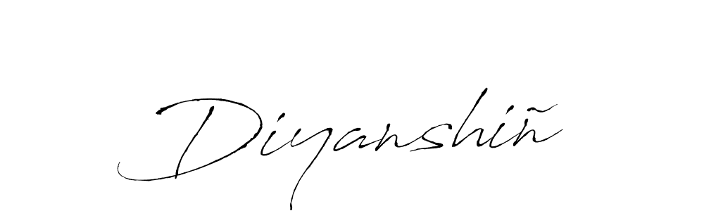 Similarly Antro_Vectra is the best handwritten signature design. Signature creator online .You can use it as an online autograph creator for name Diyanshiñ. Diyanshiñ signature style 6 images and pictures png