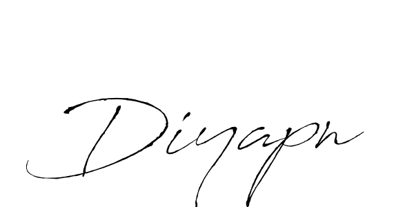 Similarly Antro_Vectra is the best handwritten signature design. Signature creator online .You can use it as an online autograph creator for name Diyapn. Diyapn signature style 6 images and pictures png