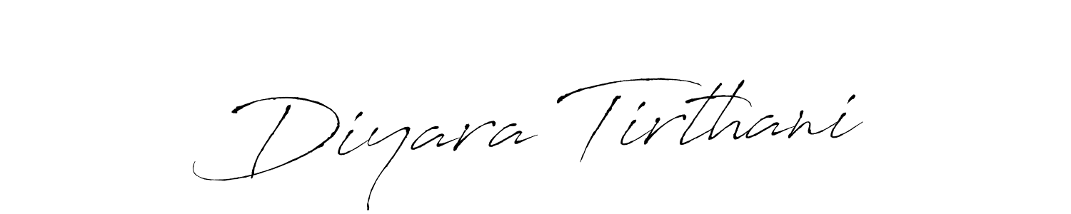 Design your own signature with our free online signature maker. With this signature software, you can create a handwritten (Antro_Vectra) signature for name Diyara Tirthani. Diyara Tirthani signature style 6 images and pictures png