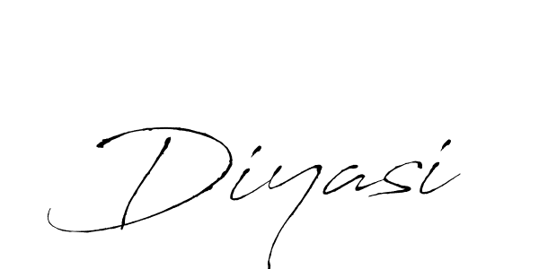 Design your own signature with our free online signature maker. With this signature software, you can create a handwritten (Antro_Vectra) signature for name Diyasi. Diyasi signature style 6 images and pictures png