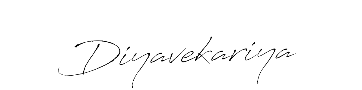 Antro_Vectra is a professional signature style that is perfect for those who want to add a touch of class to their signature. It is also a great choice for those who want to make their signature more unique. Get Diyavekariya name to fancy signature for free. Diyavekariya signature style 6 images and pictures png
